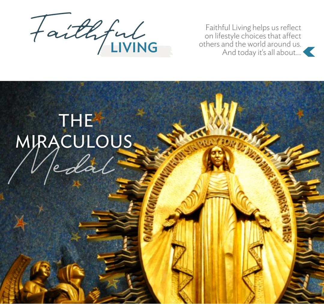 Hail Mary Miraculous Medal — Catholic Sacramentals